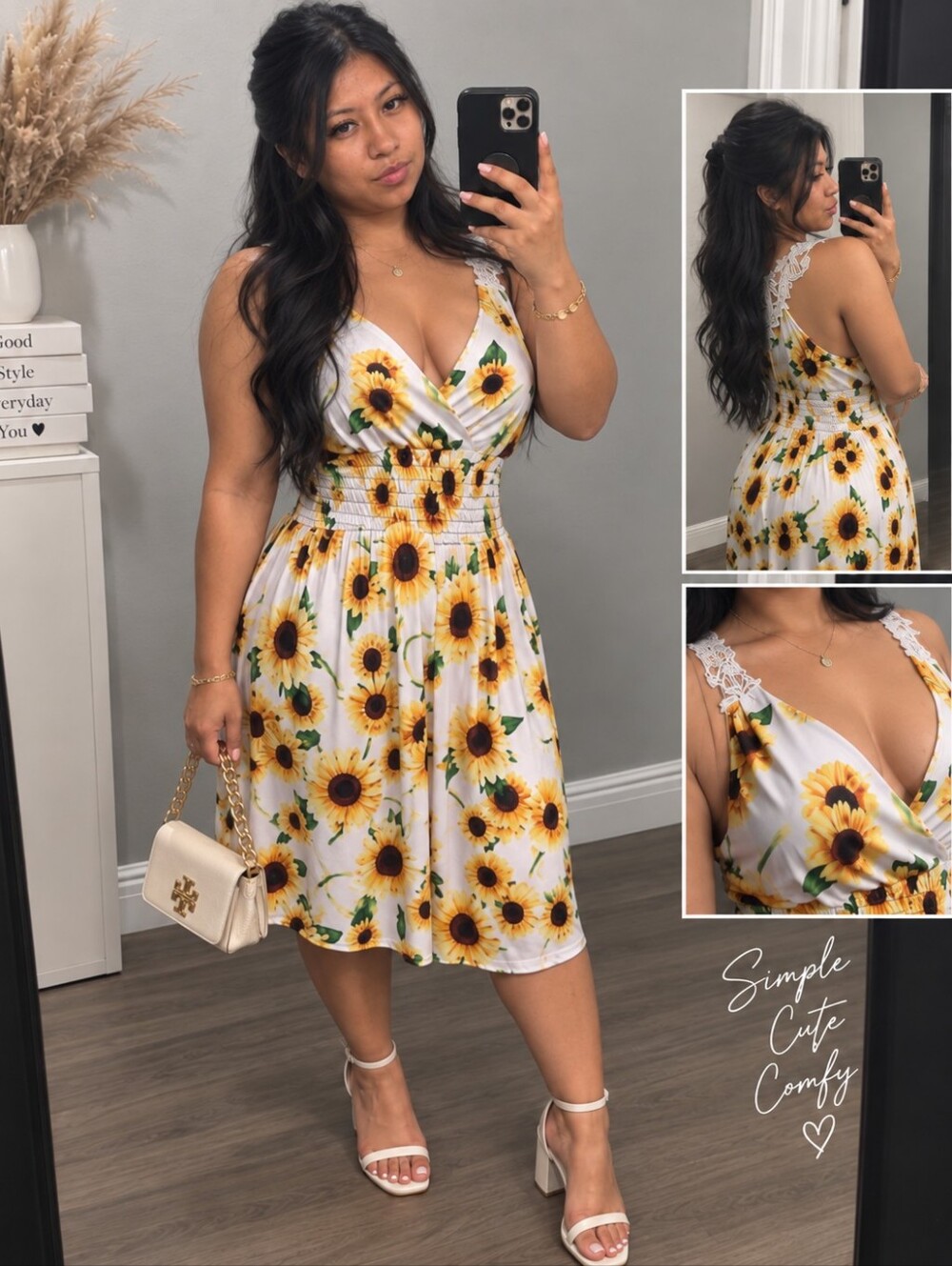 Sunflower Summer Dress – Size [L)